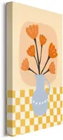 Reinders schilderij canvas bloom vase 20x30cm colourful - afbeelding 5