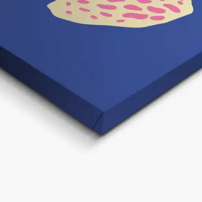 Reinders schilderij canvas blue pink cat 20x30cm colourful - afbeelding 4