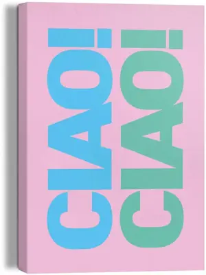 Reinders schilderij canvas ciao ciao 20x30cm colourful - afbeelding 1