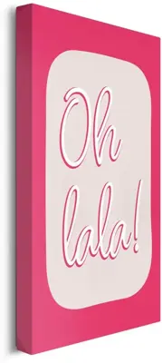 Reinders schilderij canvas oh la la 20x30cm colourful - afbeelding 5
