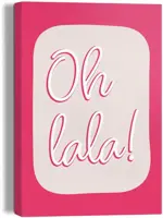 Reinders schilderij canvas oh la la 20x30cm colourful - afbeelding 1
