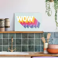Reinders schilderij canvas wow 20x30cm colourful - afbeelding 2