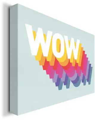 Reinders schilderij canvas wow 20x30cm colourful - afbeelding 5