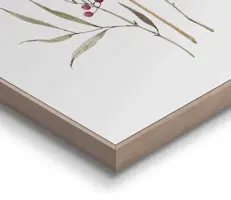 Reinders schilderij hout aqua flowers 20x30cm botanic - afbeelding 4