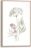 Reinders schilderij hout aqua flowers 20x30cm botanic - afbeelding 1
