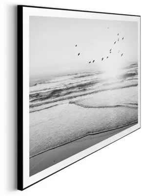 Reinders schilderij hout beach serenity 50x70cm black & white - afbeelding 5