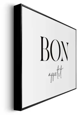 Reinders schilderij hout bon appetit 20x30cm black & white - afbeelding 5