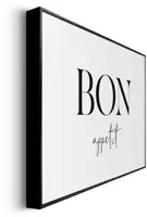 Reinders schilderij hout bon appetit 20x30cm black & white - afbeelding 5