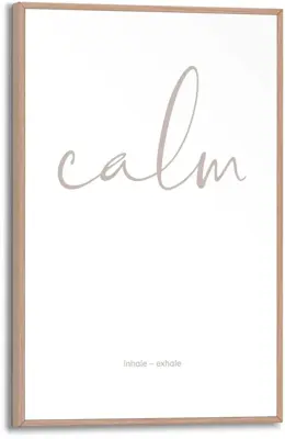 Reinders schilderij hout calm 20x30cm botanic - afbeelding 1