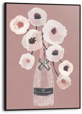 Reinders schilderij hout champagne 30x40cm sweet beauty - afbeelding 1
