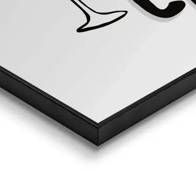 Reinders schilderij hout cin cin 40x50cm black & white - afbeelding 4
