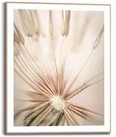 Reinders schilderij hout dandelion heart 40x50cm natural earth - afbeelding 1