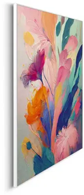 Reinders schilderij hout dreamy flowers 40x50cm colourful - afbeelding 5
