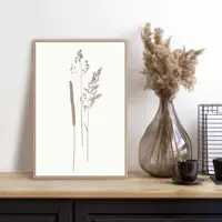 Reinders schilderij hout dried flowers scrapbook 20x30cm botanic - afbeelding 2