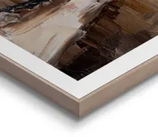 Reinders schilderij hout drinking wine 50x70cm natural earth - afbeelding 4