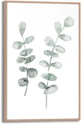 Reinders schilderij hout eucalyptus strings 20x30cm botanic - afbeelding 1