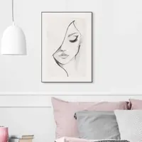 Reinders schilderij hout female 50x70cm sweet beauty - afbeelding 2