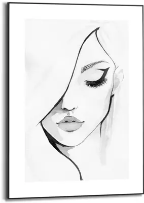 Reinders schilderij hout female 50x70cm sweet beauty - afbeelding 1