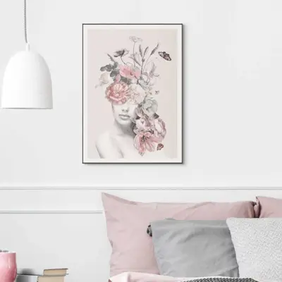 Reinders schilderij hout floral lady sweet 50x70cm sweet beauty - afbeelding 2