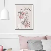 Reinders schilderij hout floral lady sweet 50x70cm sweet beauty - afbeelding 2