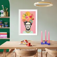 Reinders schilderij hout freedom flowers 50x70cm colourful - afbeelding 2