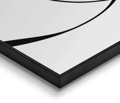 Reinders schilderij hout heart lines 20x30cm black & white - afbeelding 4