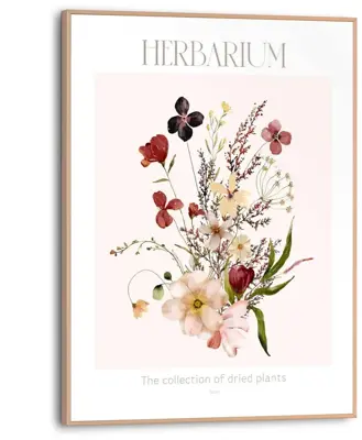 Reinders schilderij hout herbarium 30x40cm botanic - afbeelding 1