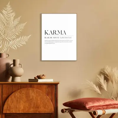Reinders schilderij hout karma 30x40cm natural earth - afbeelding 2