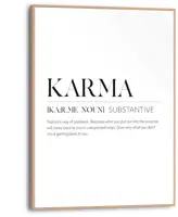 Reinders schilderij hout karma 30x40cm natural earth - afbeelding 1