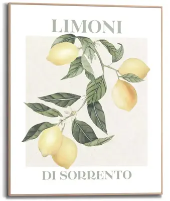 Reinders schilderij hout limoni 40x50cm botanic - afbeelding 1