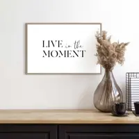 Reinders schilderij hout live in the moment 20x30cm natural earth - afbeelding 2