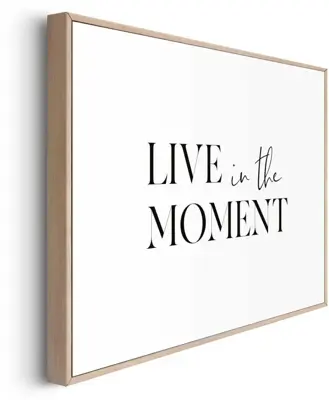 Reinders schilderij hout live in the moment 20x30cm natural earth - afbeelding 5