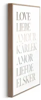 Reinders schilderij hout love 20x30cm natural earth - afbeelding 5