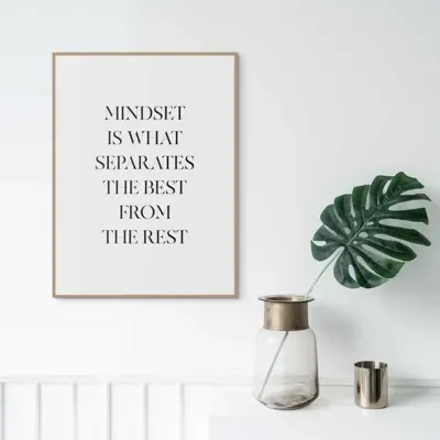 Reinders schilderij hout mindset 30x40cm natural earth - afbeelding 2