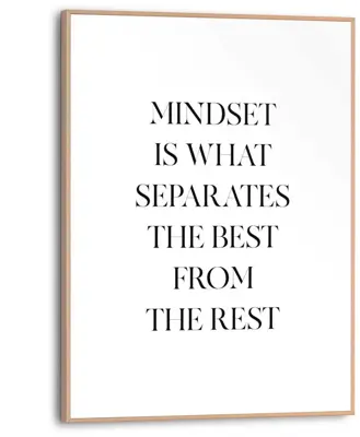 Reinders schilderij hout mindset 30x40cm natural earth - afbeelding 1