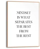 Reinders schilderij hout mindset 30x40cm natural earth - afbeelding 1
