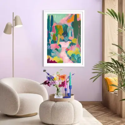 Reinders schilderij hout mountain canyon 50x70cm colourful - afbeelding 2