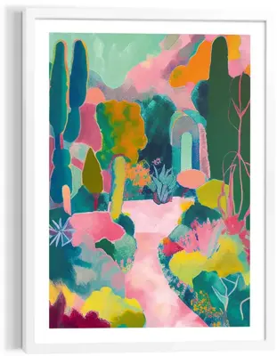 Reinders schilderij hout mountain canyon 50x70cm colourful - afbeelding 1