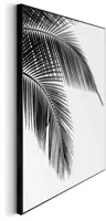 Reinders schilderij hout palm leaf 40x50cm black & white - afbeelding 5