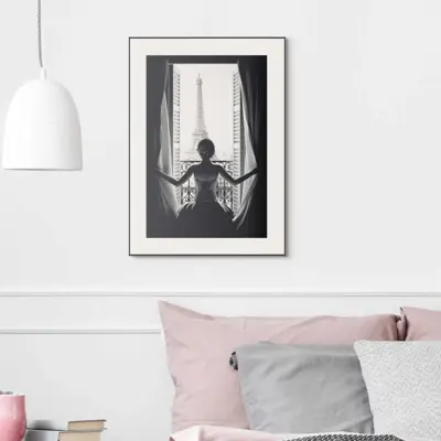 Reinders schilderij hout paris balcony 50x70cm sweet beauty - afbeelding 2