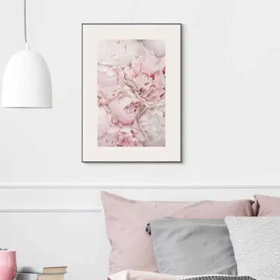 Reinders schilderij hout peonies in pink 50x70cm sweet beauty - afbeelding 2