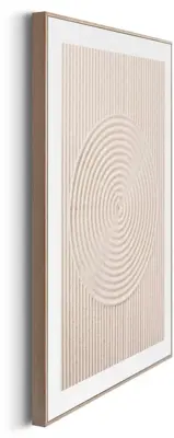 Reinders schilderij hout sandy circles 30x40cm natural earth - afbeelding 5