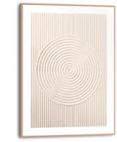 Reinders schilderij hout sandy circles 30x40cm natural earth - afbeelding 1