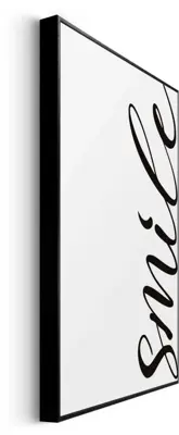 Reinders schilderij hout smile 20x30cm black & white - afbeelding 5