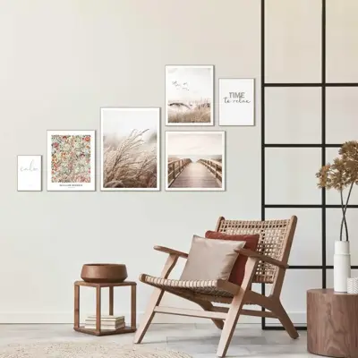 Reinders schilderij hout sunny bridge 50x50cm botanic - afbeelding 6