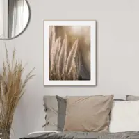 Reinders schilderij hout sunset grasses 40x50cm natural earth - afbeelding 2
