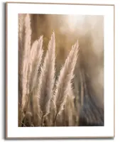 Reinders schilderij hout sunset grasses 40x50cm natural earth - afbeelding 1