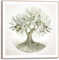 Reinders schilderij hout tree of life 50x50cm botanic - afbeelding 1