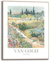 Reinders schilderij hout van gogh - garden des arles 40x50cm botanic - afbeelding 1