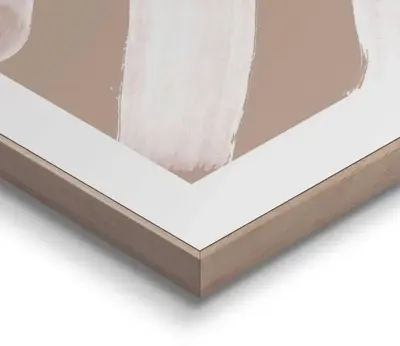 Reinders schilderij hout white curve 20x30cm natural earth - afbeelding 4